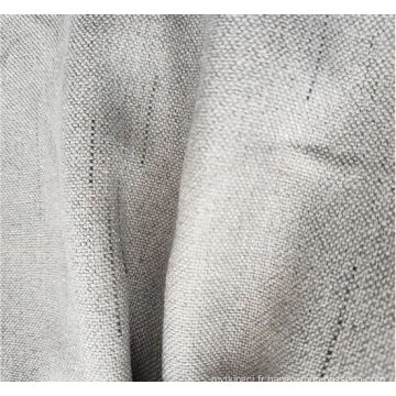 tissu confortable en tissu de canapé en polyester toile brossée
